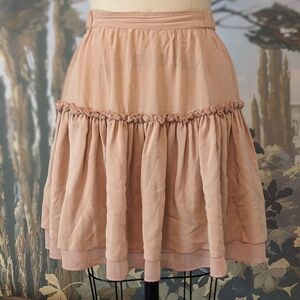 All Saints blush pink skirt